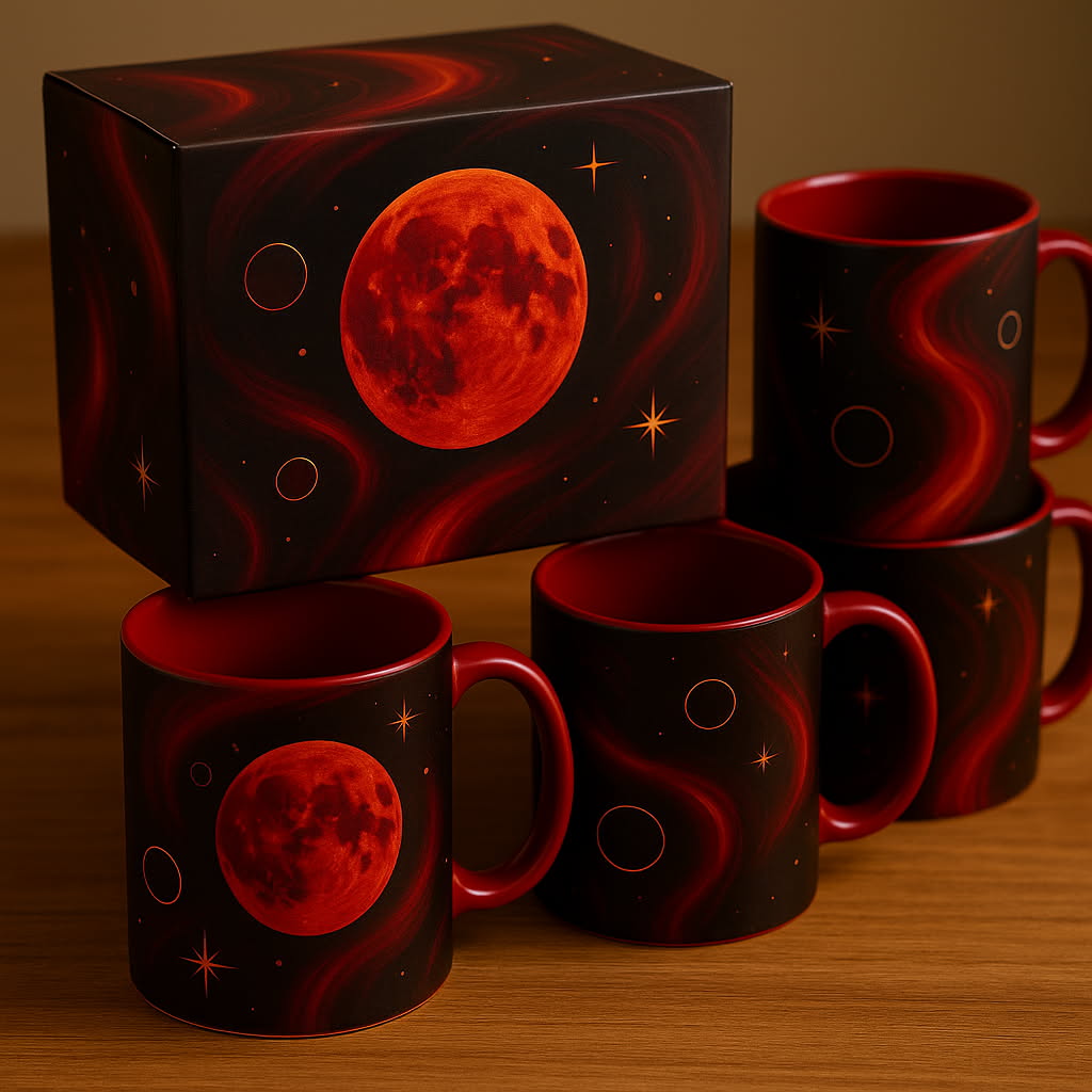 Blood Moon -4 Mugs Holiday Gift Set