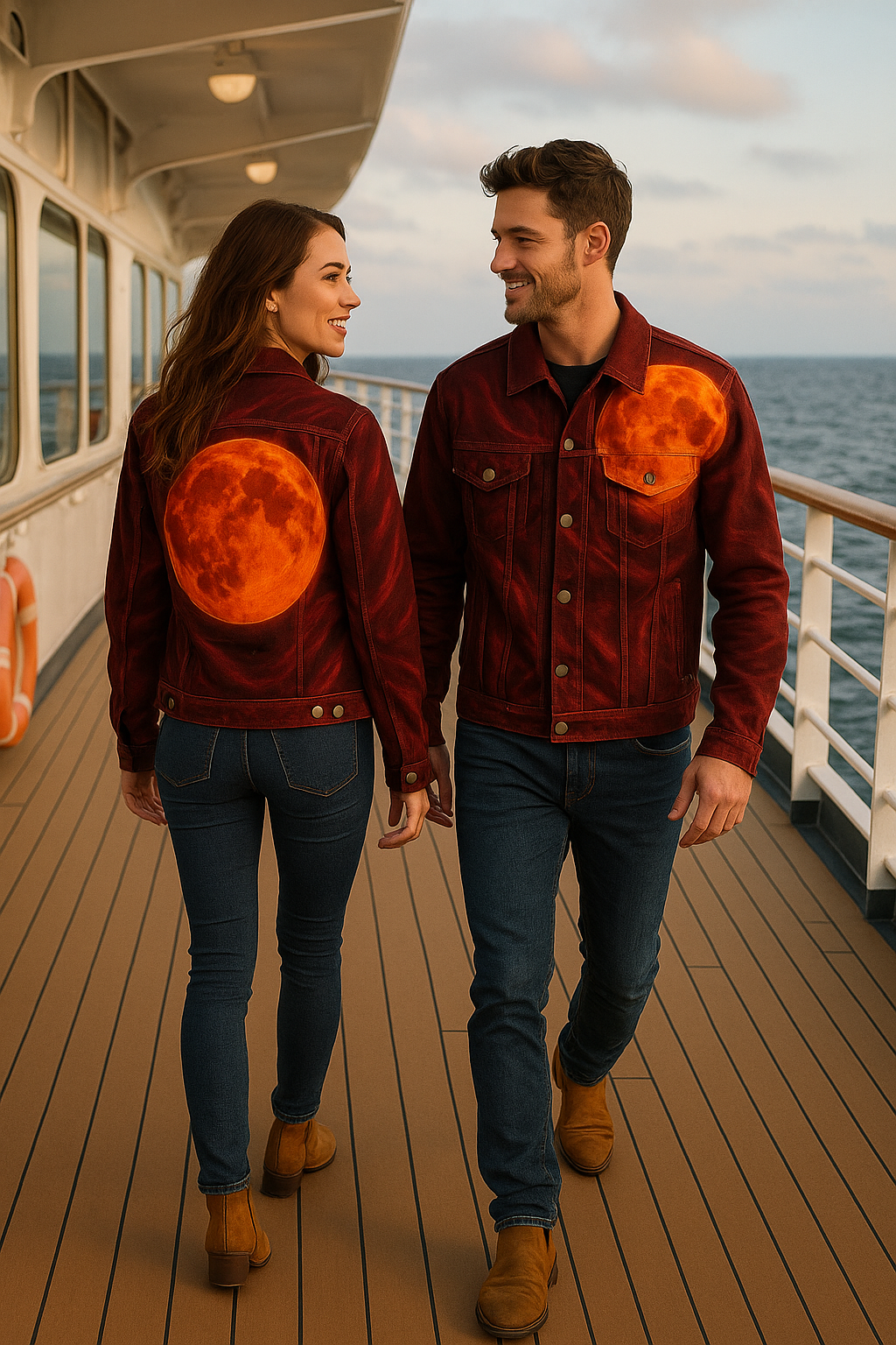 Blood Moon Denim Jacket
