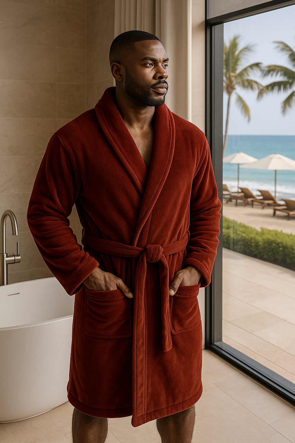 Brick Red Forge Robe