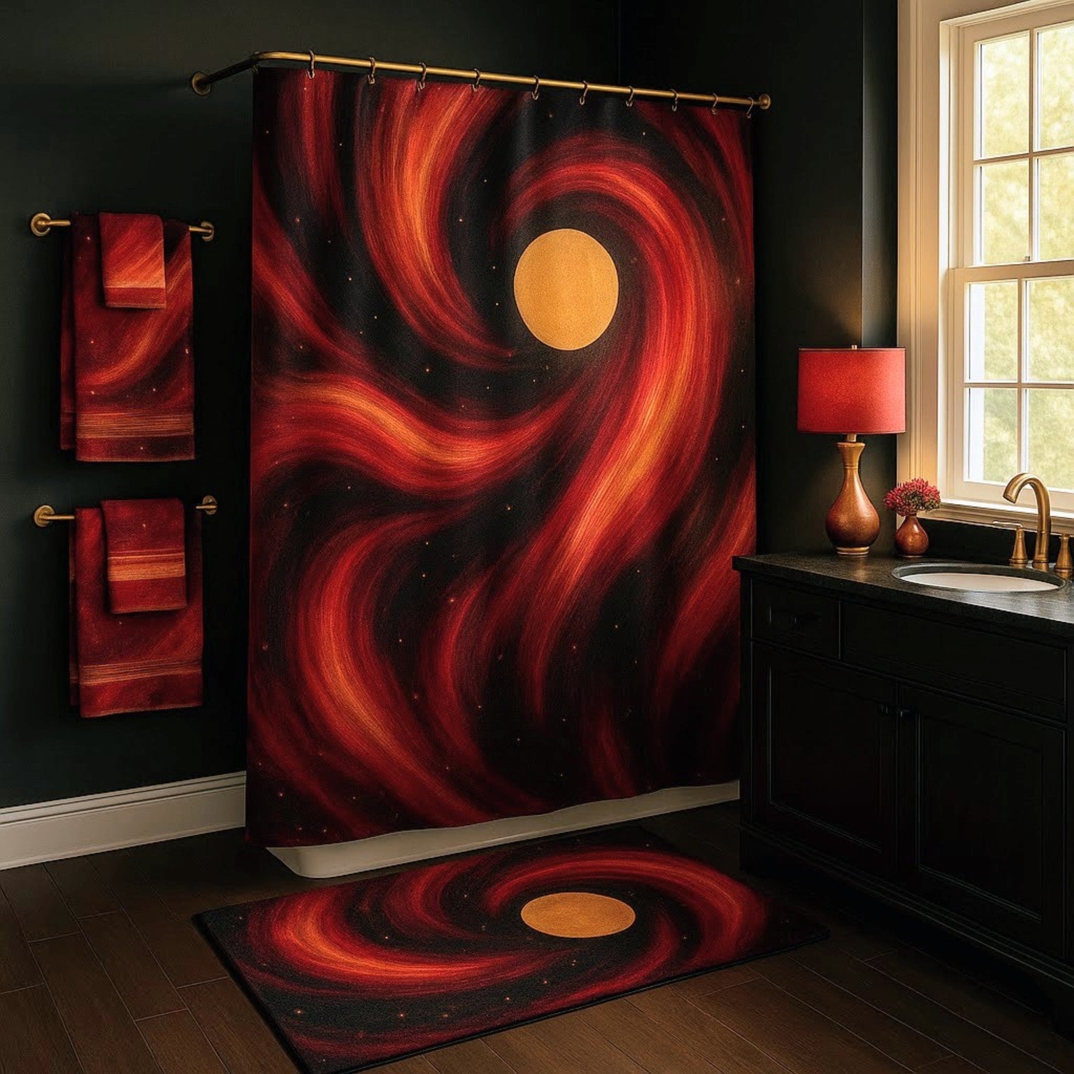 Solar Flare Bathroom Set-Storm Series
