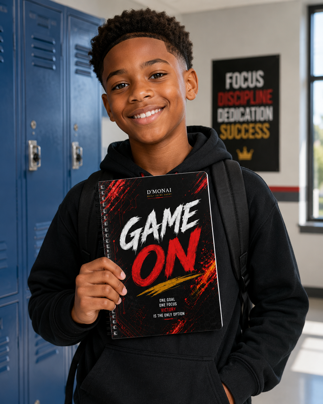Game On Spiral Notebook — Gamer Journal with Motivational 'Game On' Design