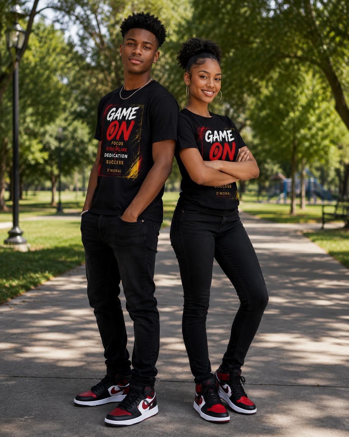 Game On Motivational T-Shirt — Focus • Discipline • Dedication Graphic Tee