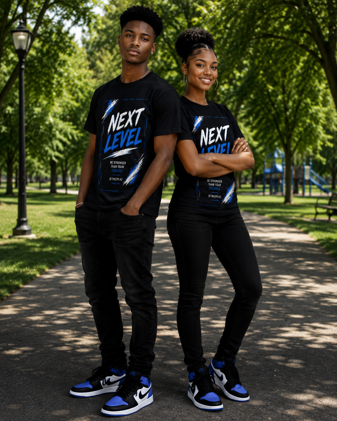 Next Level T-Shirt — Motivational Graphic Tee ("Next Level" Design)