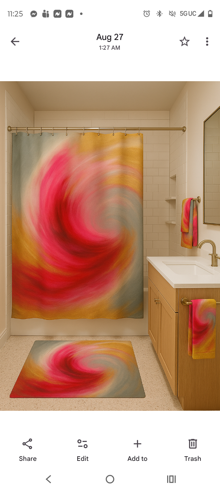 Hurricane Bathroom 21 piece set