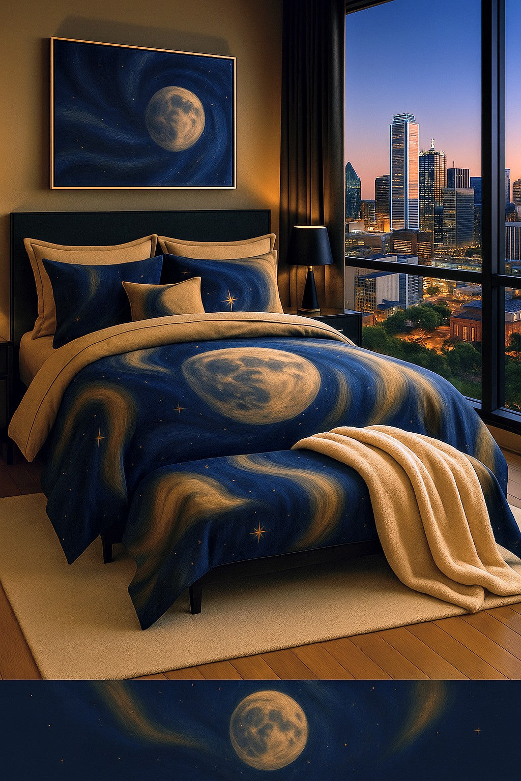 Midnight Ember  Moon Bedroom- Penthouse Collection