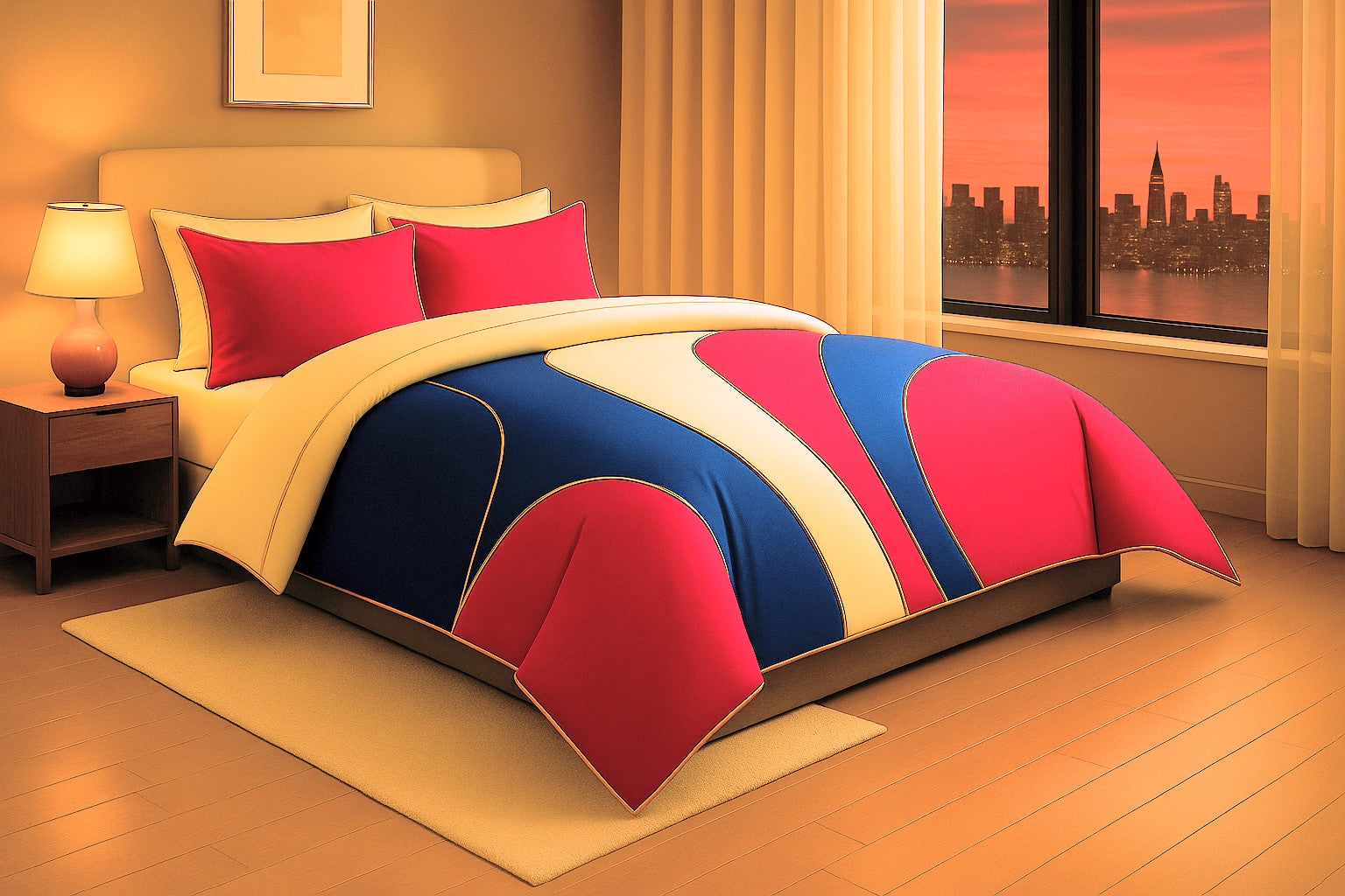 Urban Flame – 3-Piece Comforter Set
