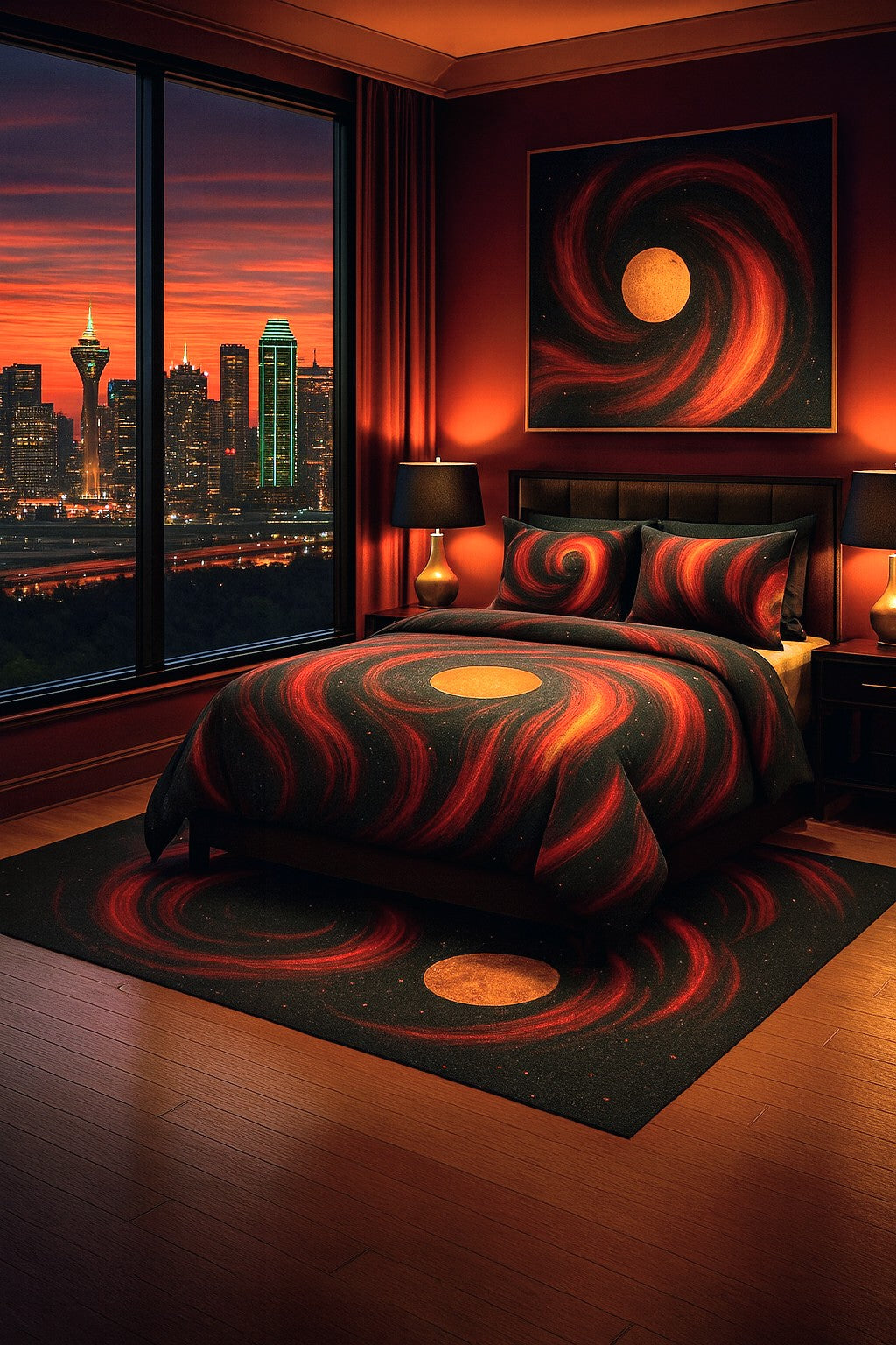 Solar Flare Luxe 3‑Piece Comforter Set