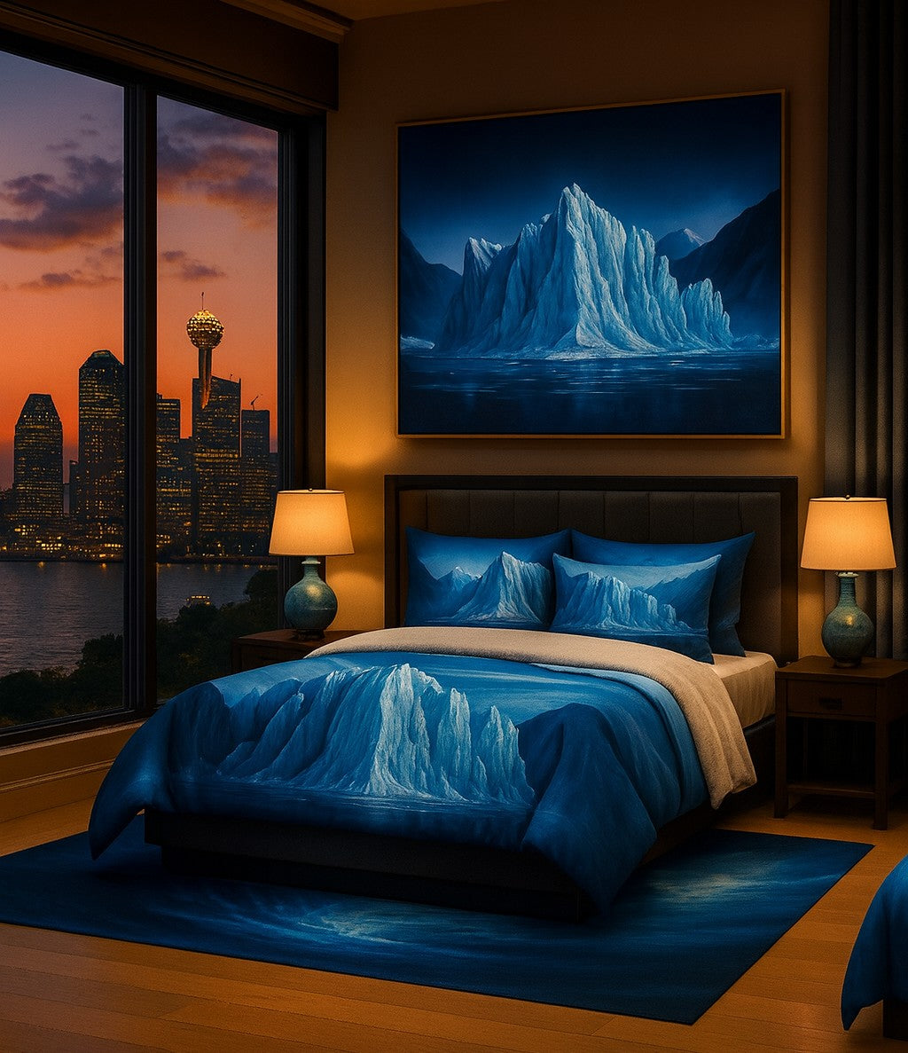 Glacier Peak Luxe 3‑Piece Comforter Set