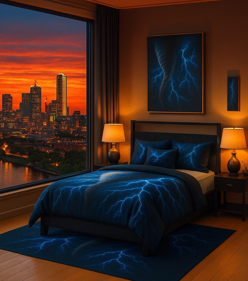 Tornado Luxe 3‑Piece Comforter Set