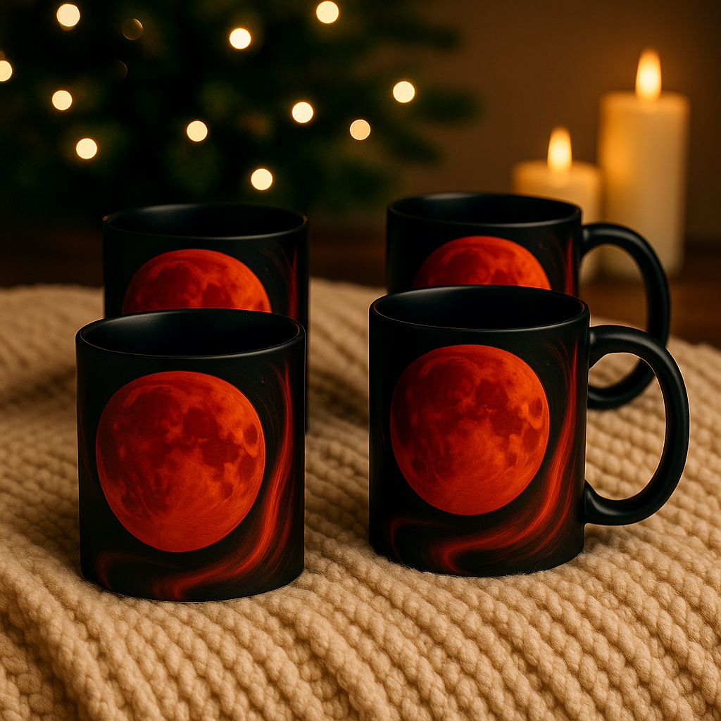 Blood Moon -4 Mugs Holiday Gift Set