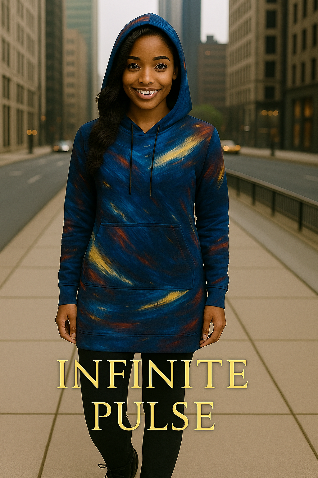 Infinite Pulse Hoodie Dress